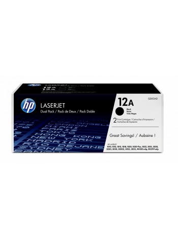 Картридж HP 12A (Q2612AF), в упаковке 2 шт.